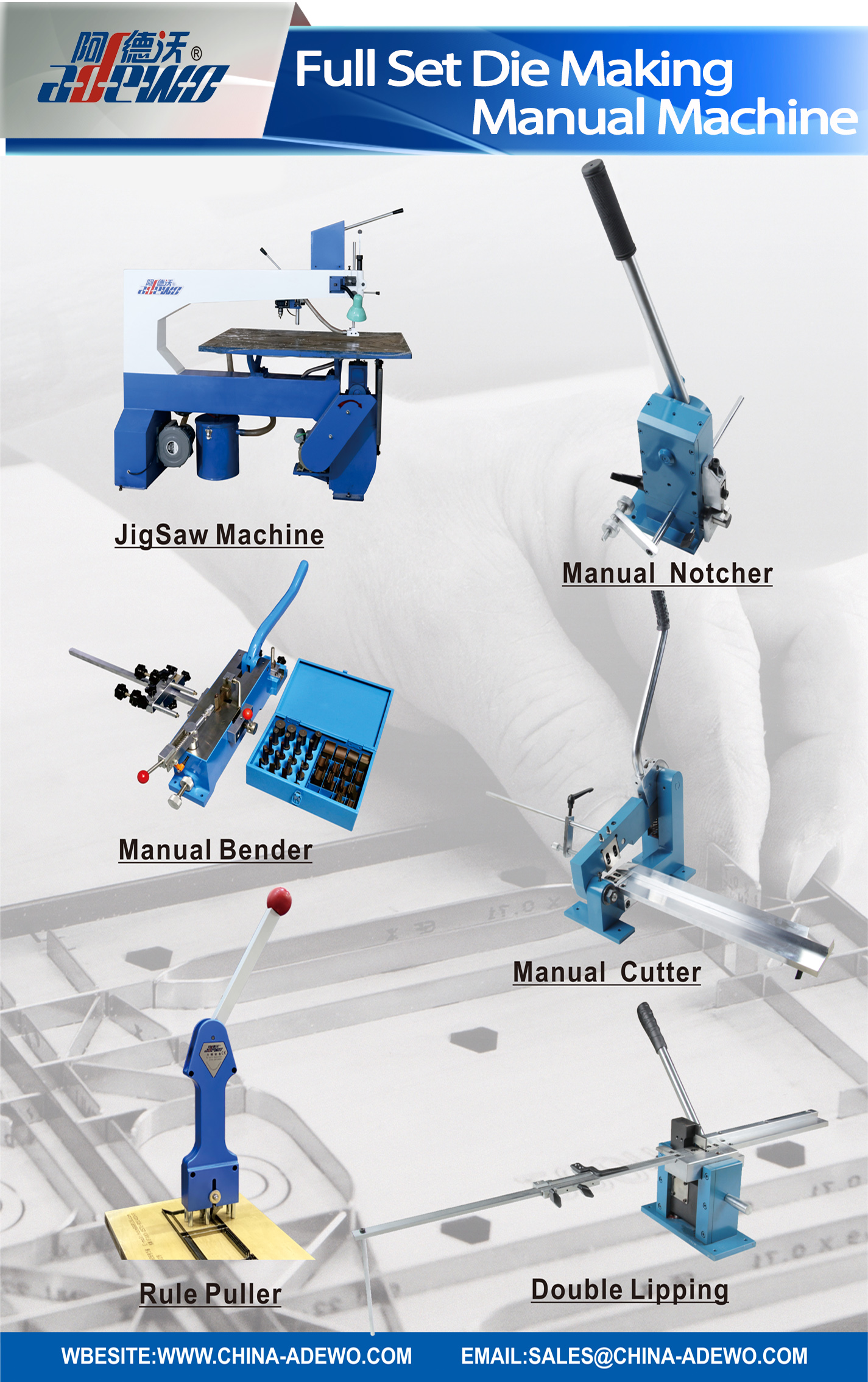 Full Set Die Making Manual Machine