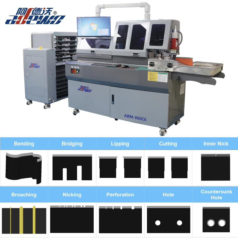 Blister Die Cutting Mould Auto Bender with Countersunk Hole